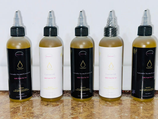 100% Cold Pressed Lavender Scented Carrot Oil